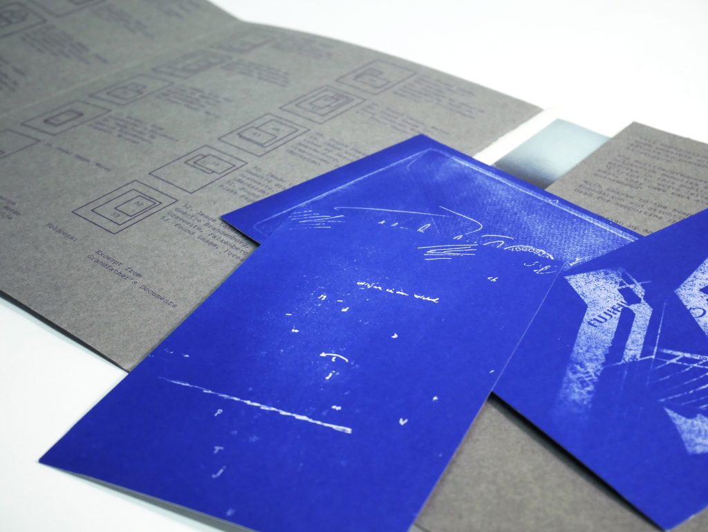 Mixed-media collage exploring memory and inherited identity in the book “Summerhouse.”